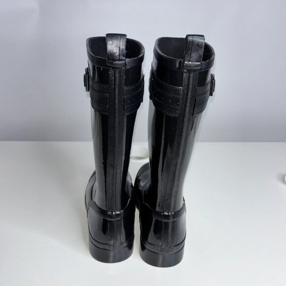 SPERRY black rain boots size 6 women NEW - Picture 2 of 4